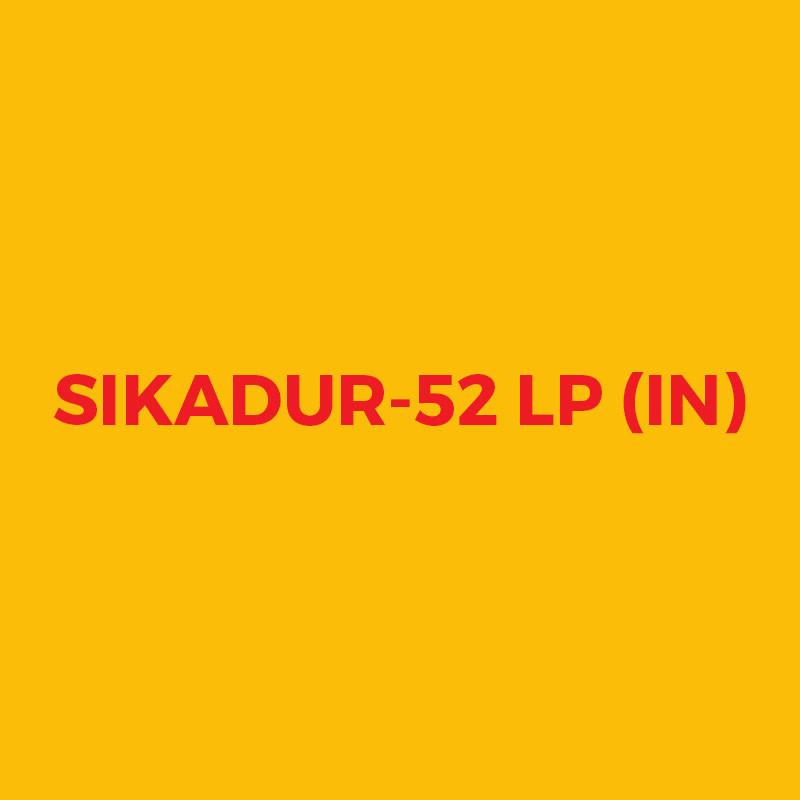 Sikadur-52 LP (IN), 1kg x 4